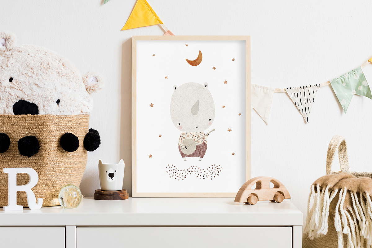 JUNGLE JAZZ watercolour set, an Animal Illustration by erasovas (Photo 3 of 11)