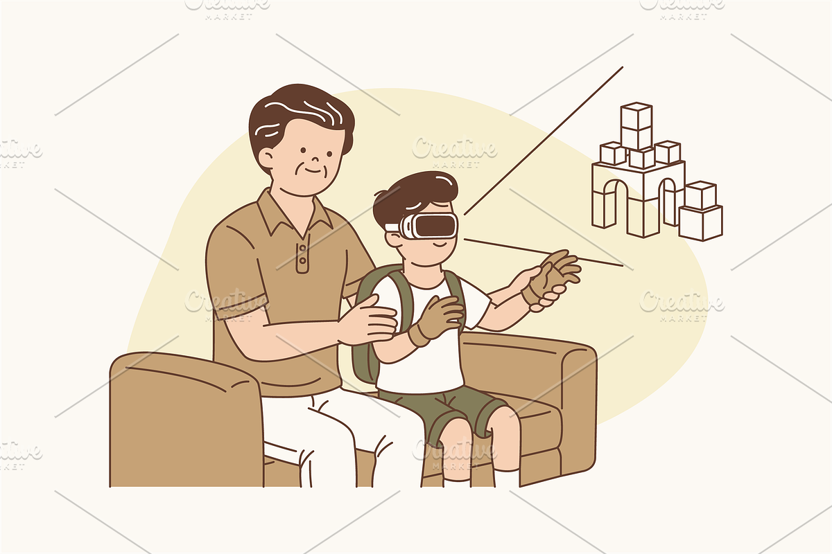 Future Ready Kids Illustration, an Object Graphic by Jump Studio (Photo 8 of 12)