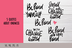 Kindness SVG cut files