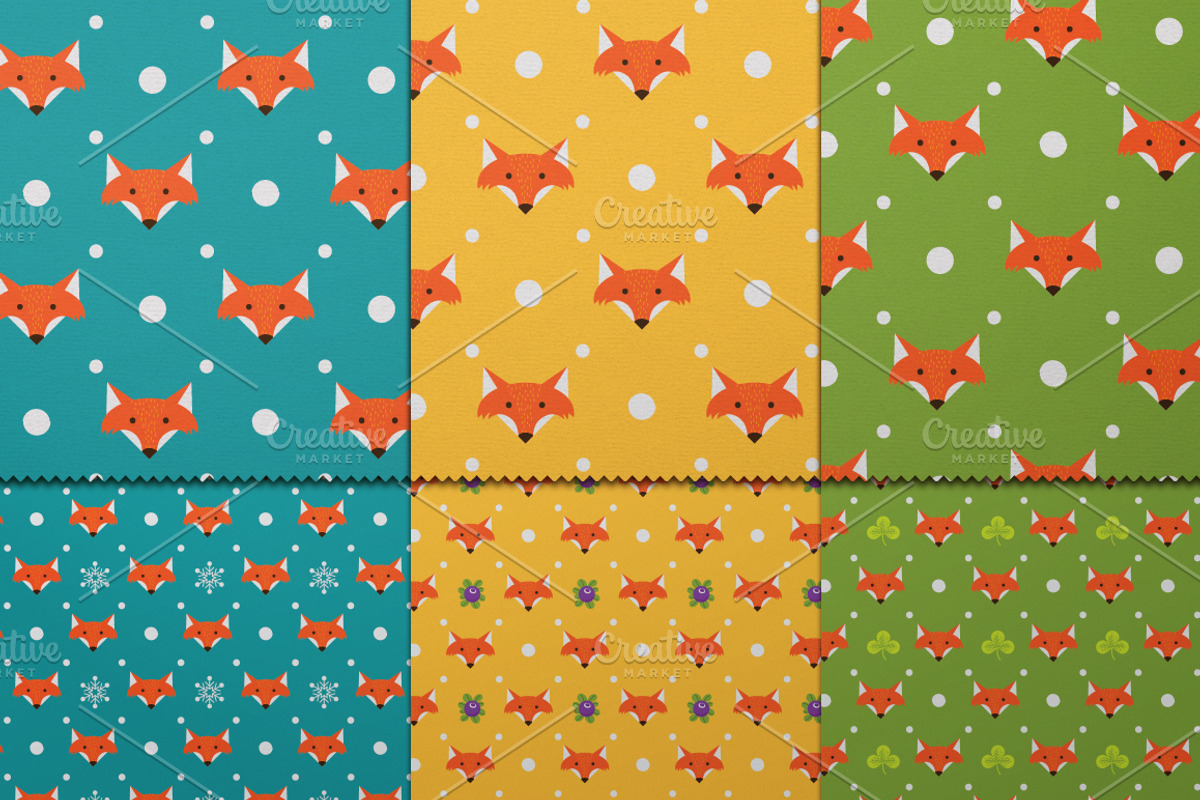 Mr. Fox Pattern preview 2