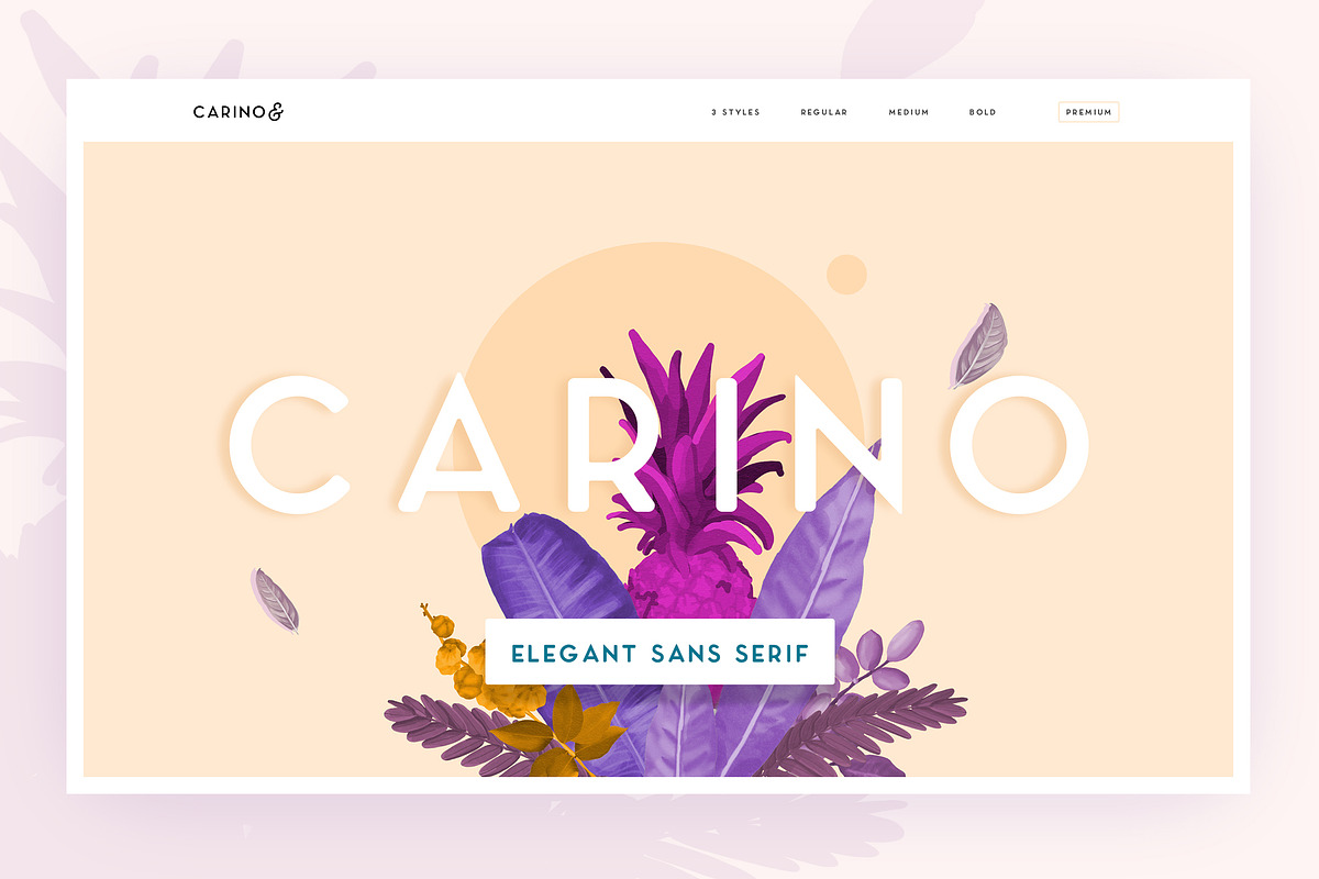 Carino - A Modern Elegant Typeface preview 2