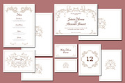 Baroque Wedding Crest Invitation Set, an Invitation Template by ilustrinna (Thumbnail 6 of 6)