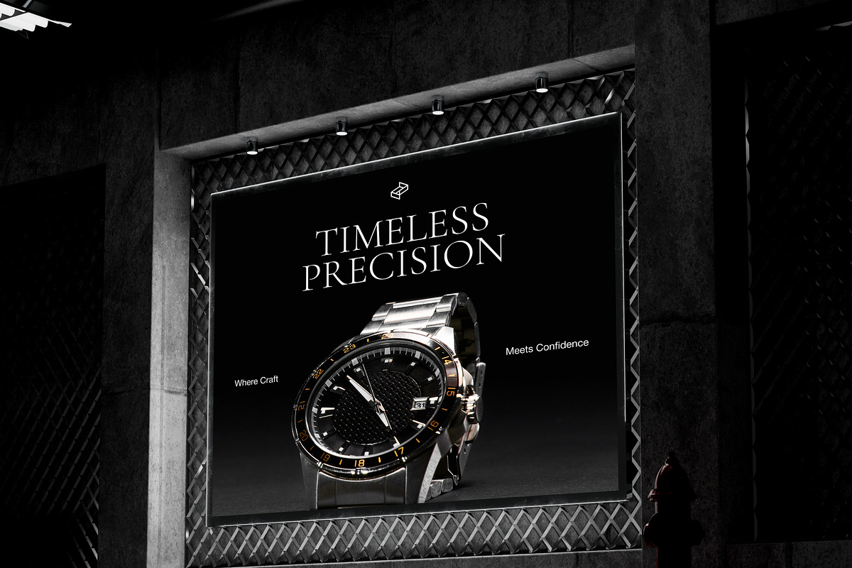 Wall Billboard Mockup, an Advertising Mockup by SLAB! Design (Photo 5 of 6)