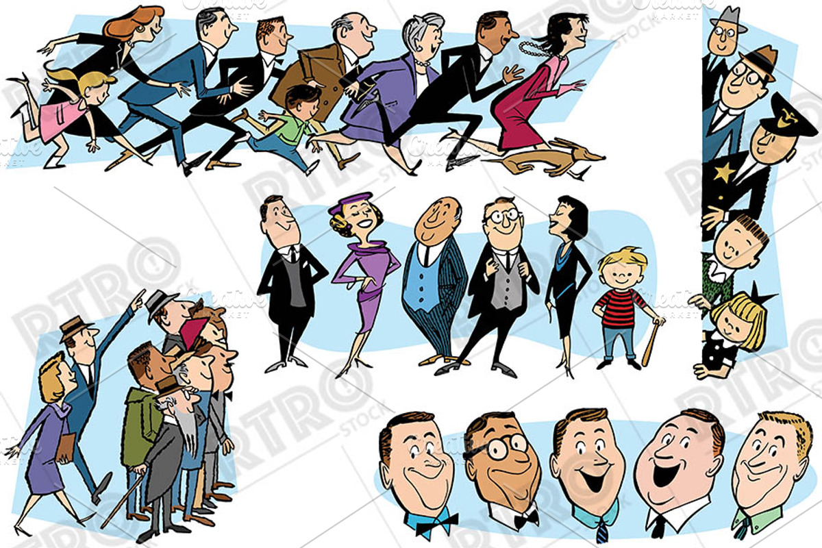 RTRO Crowds 1, a Person Illustration by RTRO Stock (Photo 2 of 5)