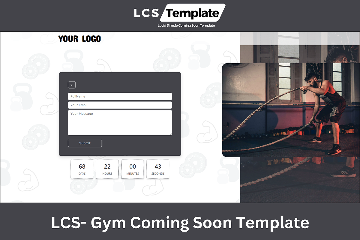 LCS Coming Soon Template, a Landing Page Template by Lucid_Solutions (Photo 3 of 8)