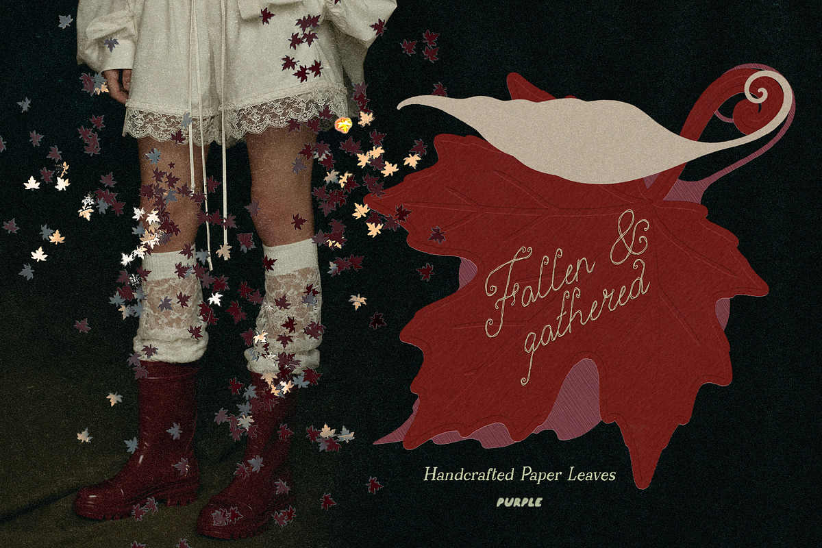 Fallen & Gathered Paper Collage, an Object Graphic by Purple (Photo 3 of 13)