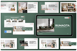 Furniture & Interior Keynote, a Presentation Template by Annora Studio