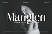 Mariglen - Modern Serif Font, a Font by Flawless And Co (Thumbnail 1 of 10)