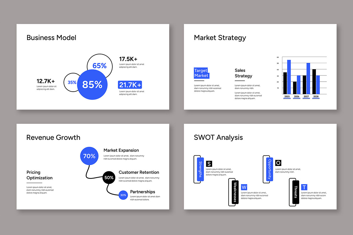 Modern And Minimal Business Plan, a Presentation Template by Mighty-Slide (Photo 5 of 6)