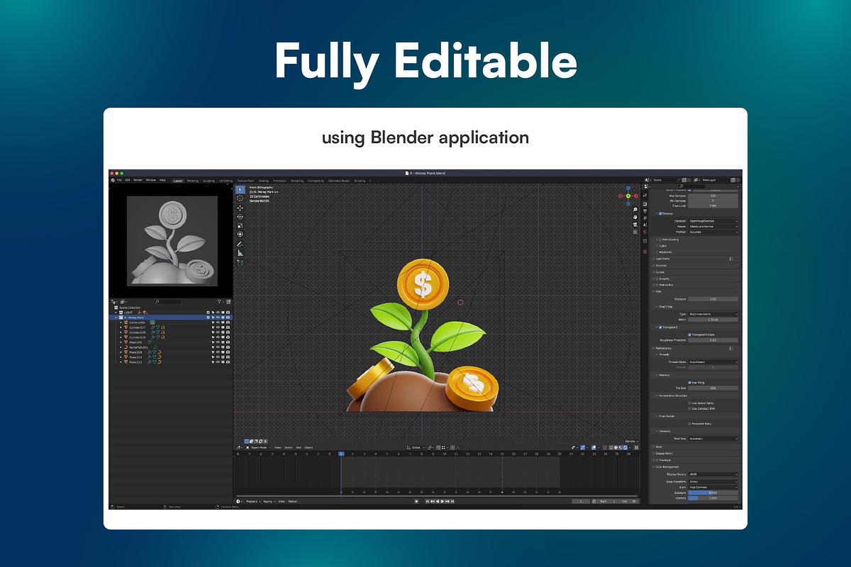 20 Finance 3D Icon Set, an Object 3D Model by Bilicube Studio (Photo 3 of 6)
