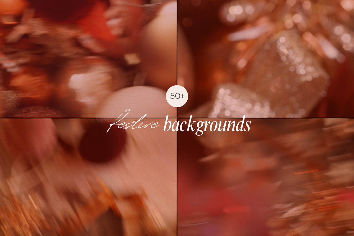 Warm Abstract Christmas Backgrounds, a Background Graphic by eclosque (Photo 27 of 34)