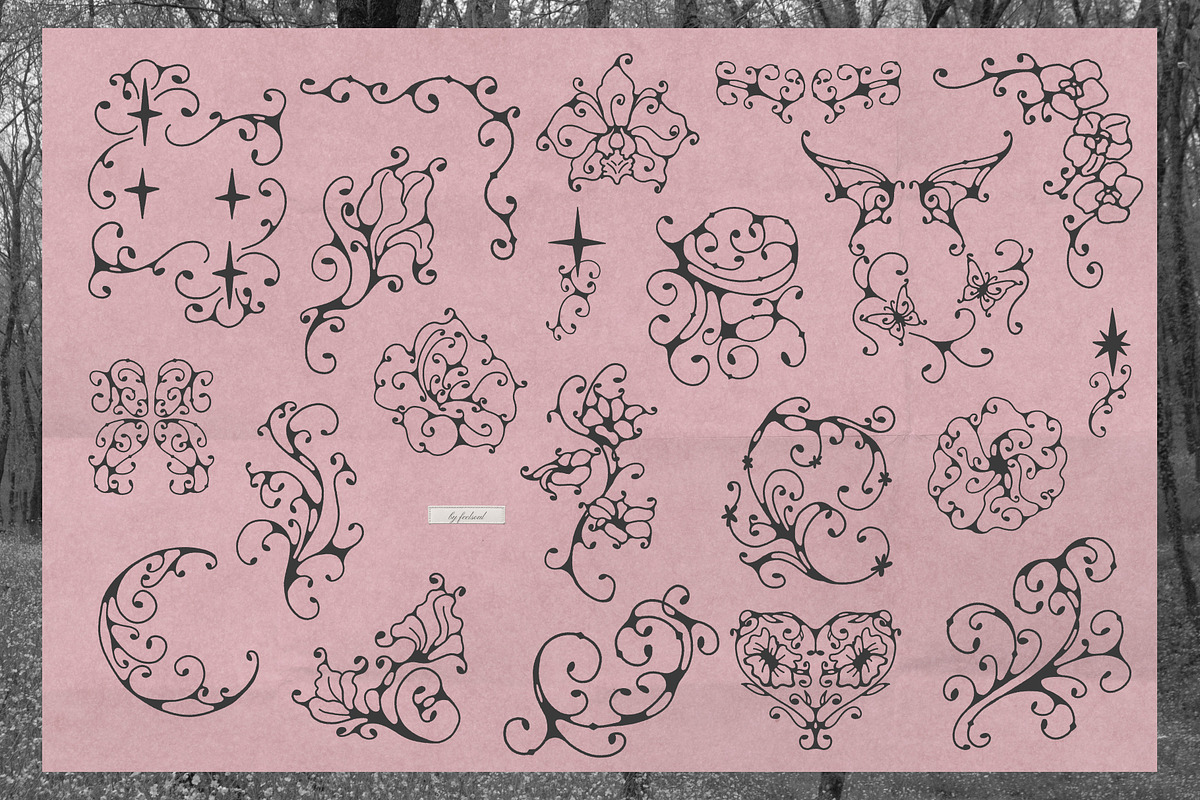 100 Coquette Lines Collection, an Object Graphic by Feelsoul (Photo 9 of 10)