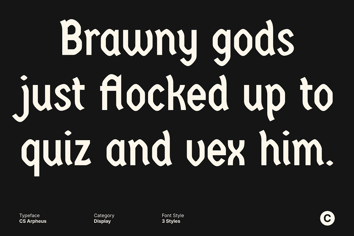 CS Arpheus – Display Sans Serif, a Sans Serif Font by Craft Supply Co. (Photo 5 of 8)