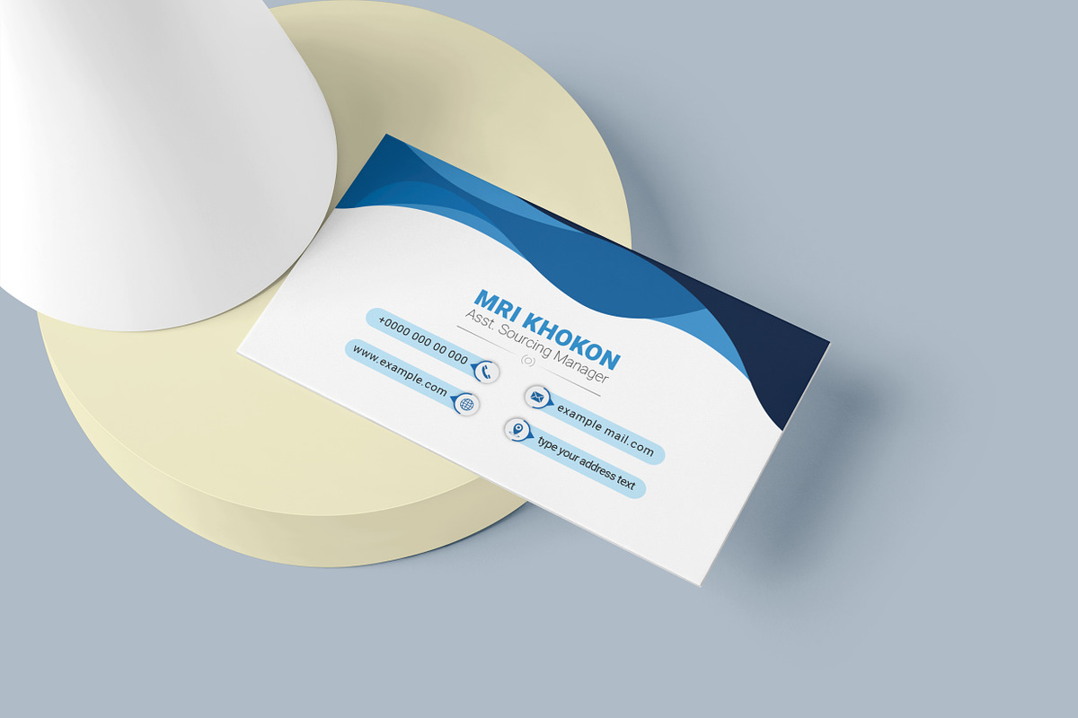 Unique Business Card Design, a Business Card Template by MRI STUDIO (Photo 2 of 10)