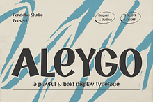 Aleygo - Playful Bold Display