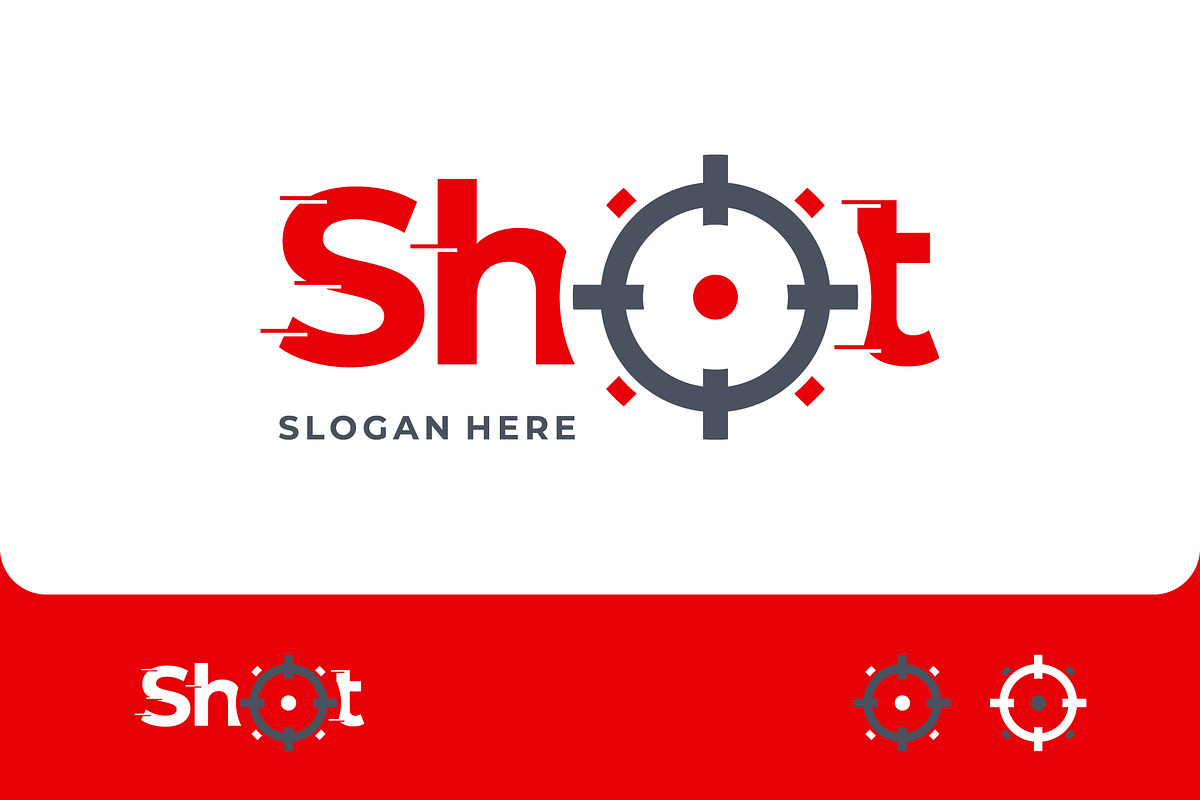 Shot Aim Target Logo designs concept, a Branding & Logo Template by Lucky Creative (Photo 1 of 4)