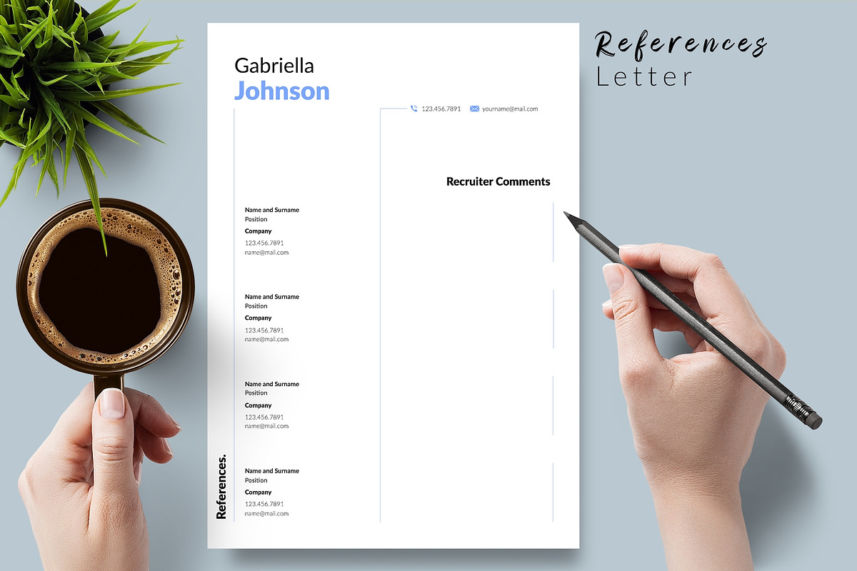 Creative Resume / CV - Gabriella, a Resume Template by Templates Design Co. (Photo 6 of 17)