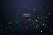 Abstract low poly background, a Technology Illustration by ANTON KHRUPIN ART (Thumbnail 2 of 2)
