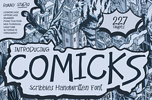 Comicks Scribbles Handwritten Font