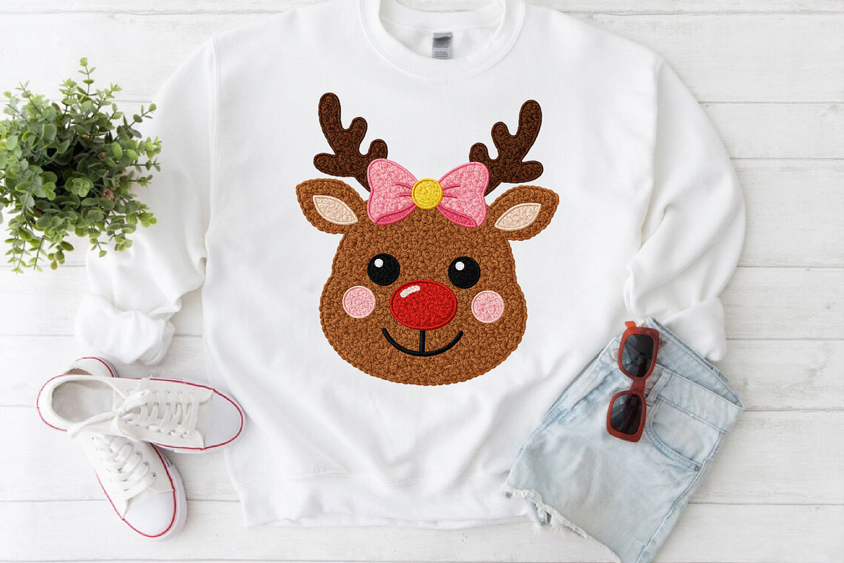 Yarn Crochet Reindeer PNG, an Illustration by Craft Nest (Photo 5 of 5)