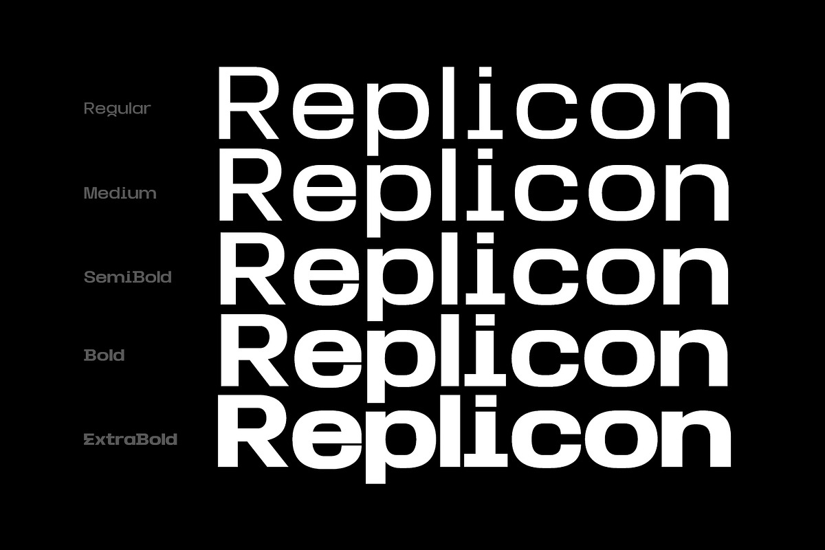 Replicon Typeface, a Sans Serif Font by Foxtype (Photo 3 of 10)