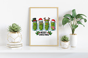 Christmas Pickles PNG, an Illustration by Craft Nest (Thumbnail 3 of 6)