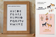 Boho Christmas horses and unicorns, an Object Graphic by yttadesign (Thumbnail 13 of 15)