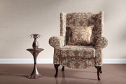 Cream & Mocha Baroque Flowers, a Pattern Graphic by ilustrinna (Thumbnail 6 of 9)