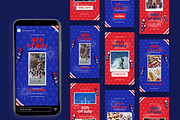 4th of July Celebration Instagram, a Social Media Template by Lettha-Studio (Thumbnail 3 of 4)