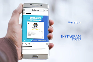 Social Media Template - Testimonial