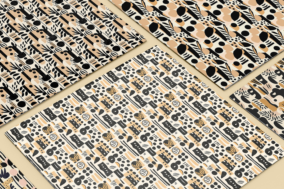 20 Seamless Matisse-style Patterns, a Pattern Graphic by Nordic Design (Photo 3 of 9)