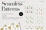 Watercolor Garden vol1, a Seasonal Illustration by LiChu Art (Thumbnail 9 of 12)