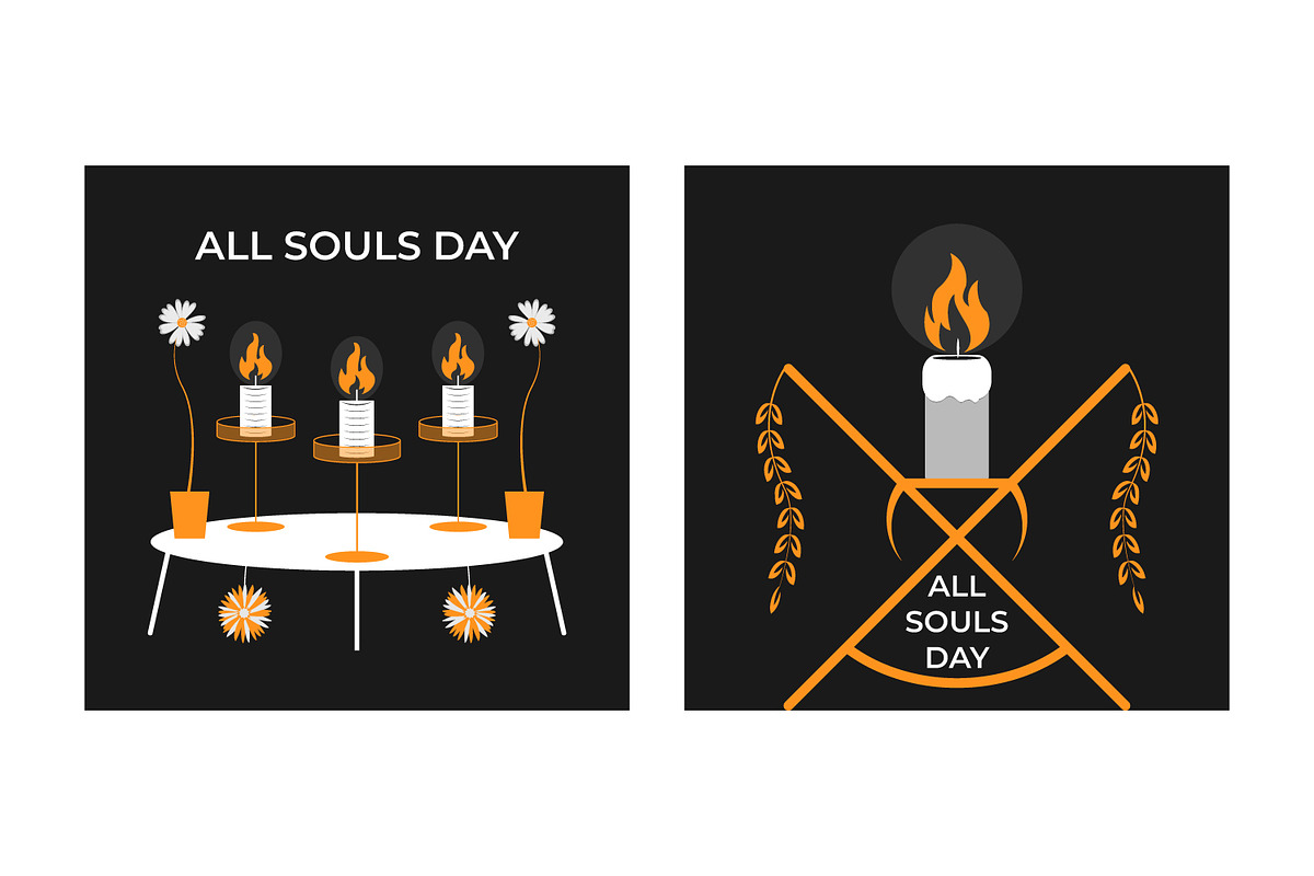 All Souls Day illustration, a Decorative Illustration by Lakhan1998 (Photo 6 of 6)