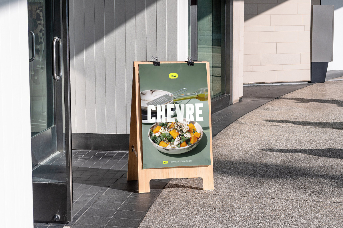 Sandwich Board Sidewalk Sign Mockup, a Mockup by Area Mockups (Photo 3 of 4)