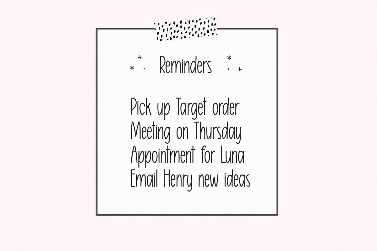 Peach Lemonade | Cute Print Font, a Sans Serif Font by KA Designs (Photo 10 of 14)