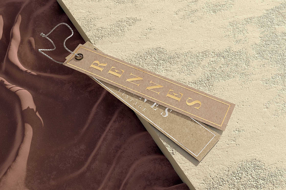 Rennes || Hanging Label Tag Mockup, a Packaging Mockup by JafarNation (Photo 8 of 8)