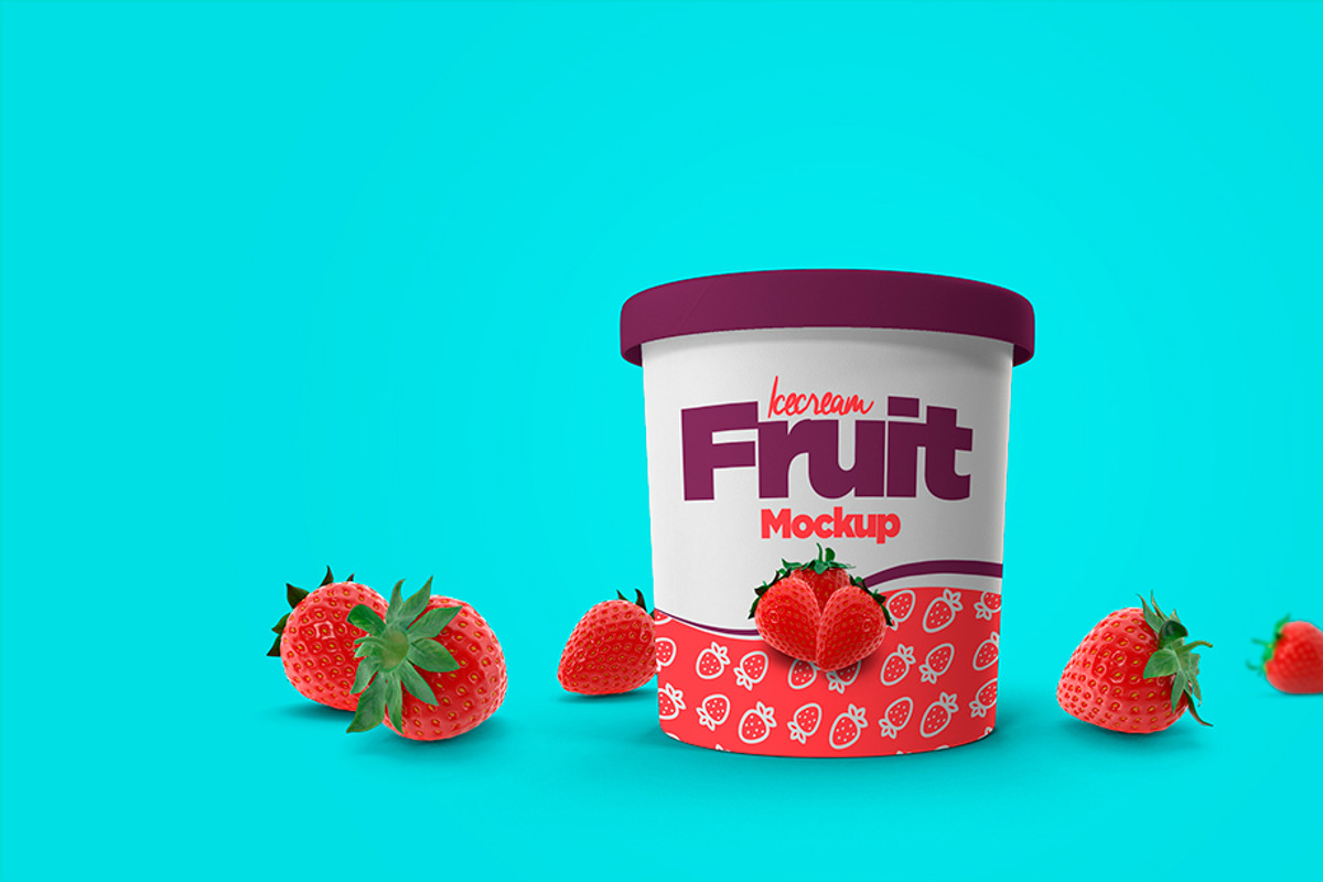 Ice Cream Cup Mockup, a Cups & Container Mockup by rogeriomarcos (Photo 10 of 15)