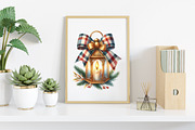 Watercolor Luxury Christmas Clipart, an Illustration by Canvas Craft (Thumbnail 7 of 8)