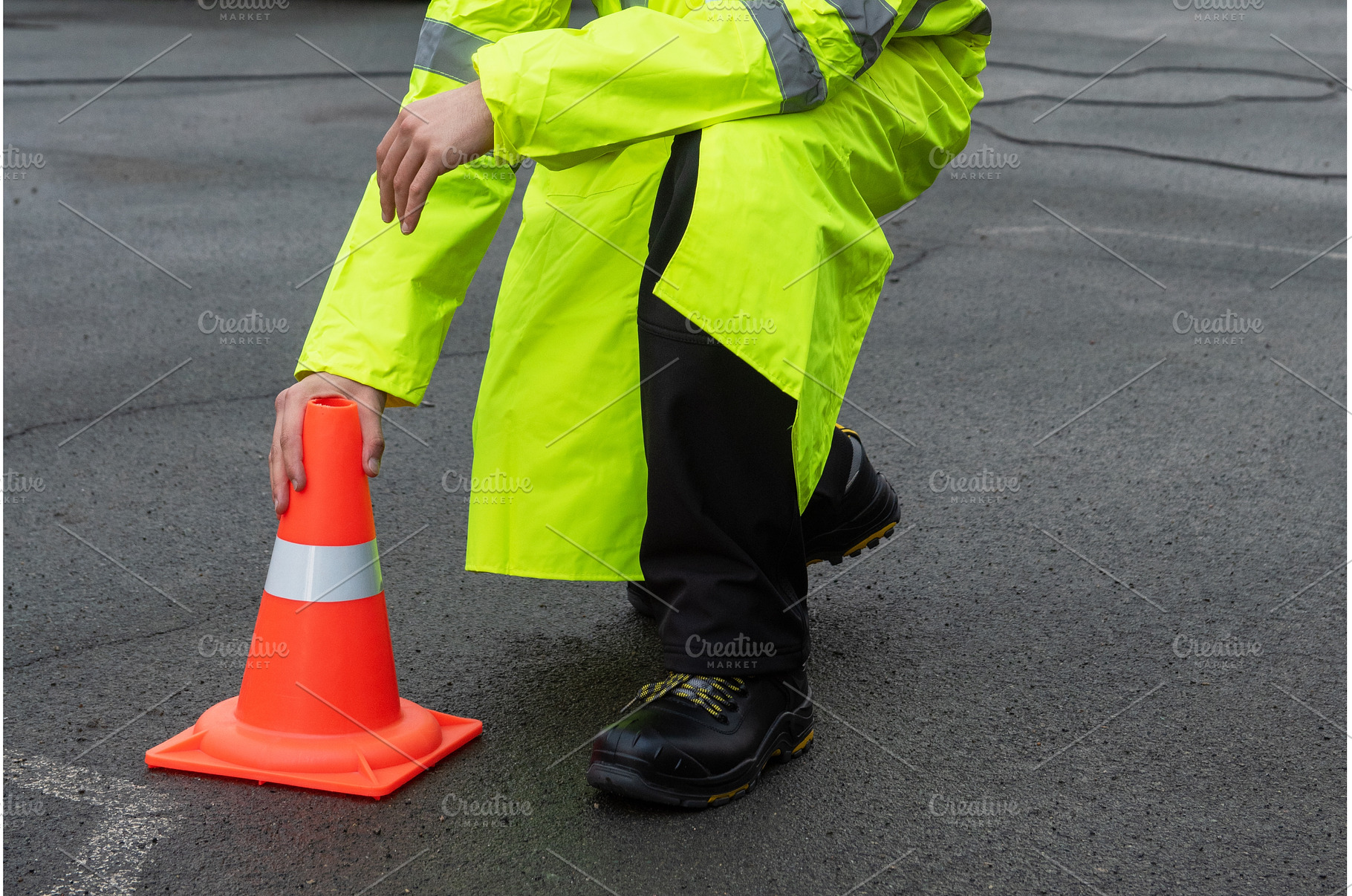 Worker in High-Visibility Gear, an Industrial Photo by Jan Jack Russo Media