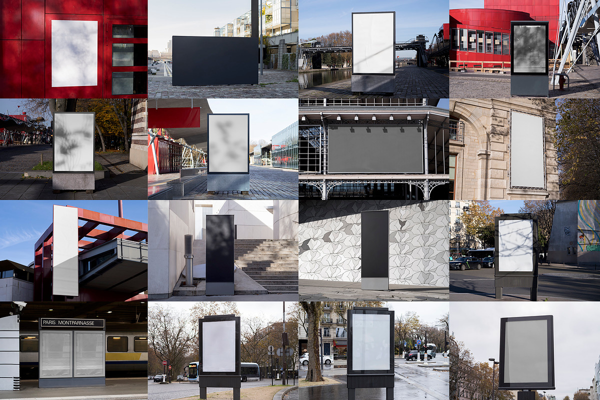 50 Paris Street Mockup Bundle 01, an Advertising Mockup by Moixo studio (Photo 10 of 10)