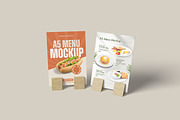 A5 Table Menu Mockup, an Advertising Mockup by ianmikraz (Thumbnail 5 of 5)