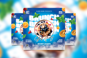 Brunch Flyer, a Flyer Template by StarPixles11