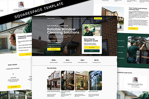 Window Cleaning Squarespace Website