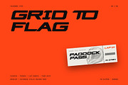 Gridlap – Racing Display Font, a Sans Serif Font by Yolk Vibes (Thumbnail 5 of 6)