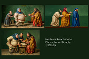 Medieval Renaissance Character, a Person Illustration by StockVerse Creative (Thumbnail 1 of 4)
