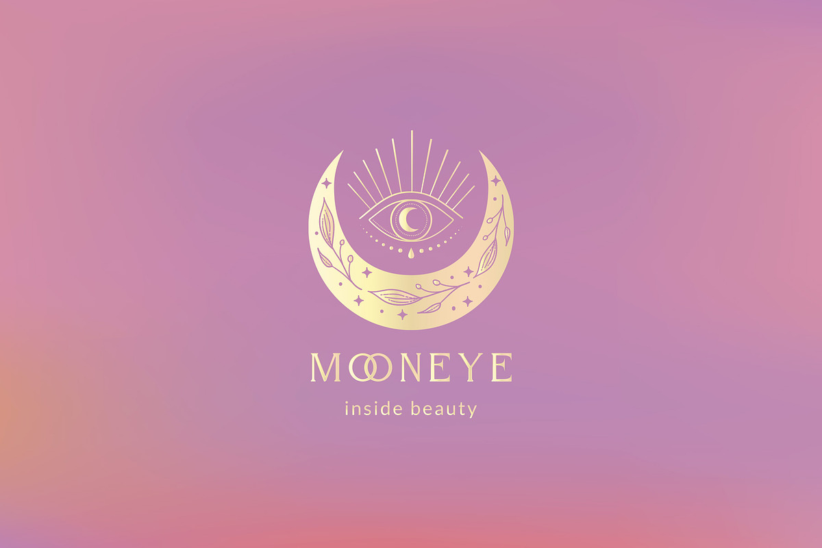Premade Logo Designs. Gold Option 2, a Branding & Logo Template by Olya Creative (Photo 4 of 4)