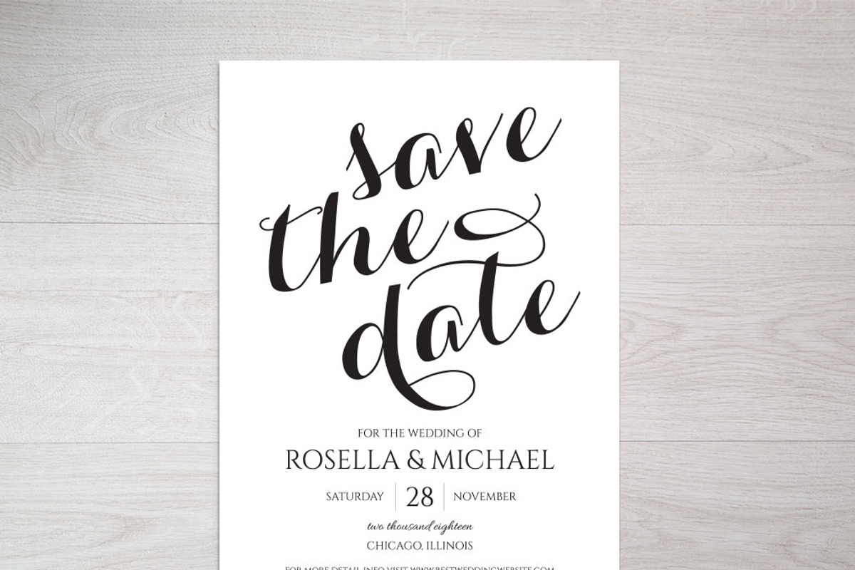 Save The Date SHR336, an Invitation Template by Shafura_Wedding (Photo 3 of 5)