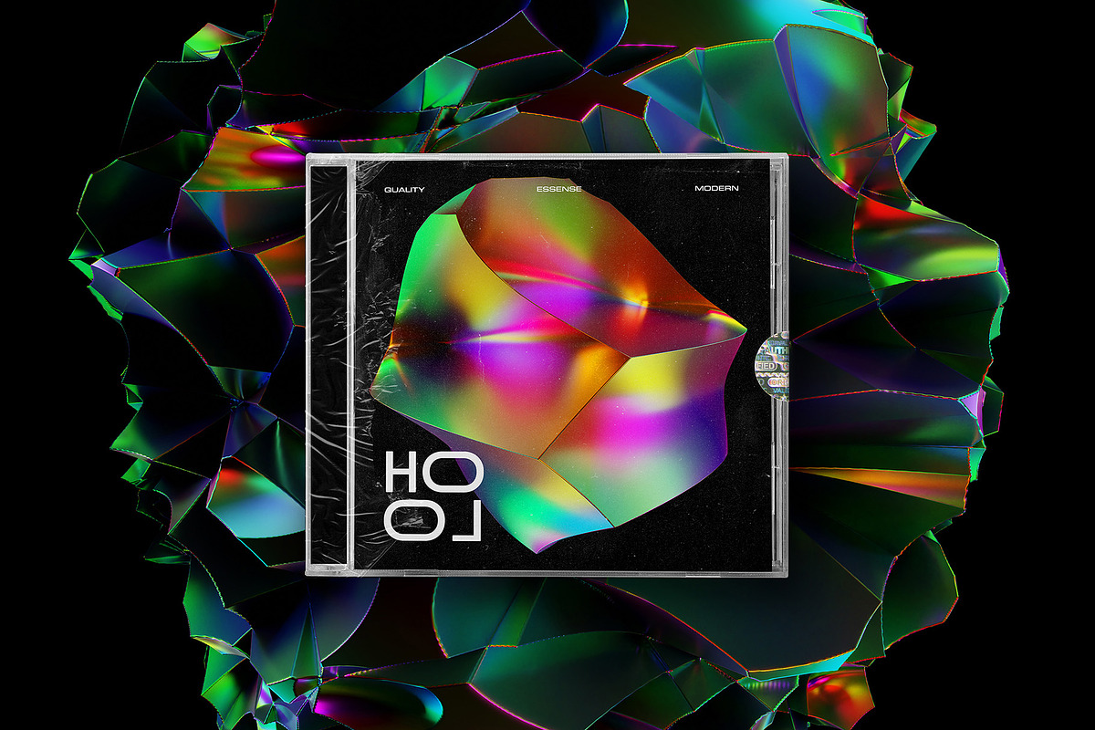 50 Holographic 3D Abstract Shapes, an Object Graphic by assetpro.design (Photo 4 of 12)