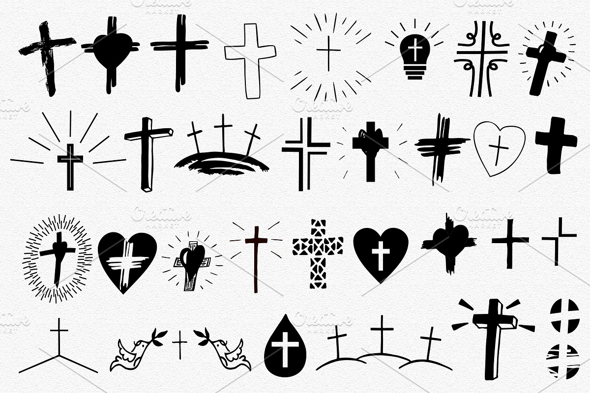 CROSSES SET, an Icon by Ola-la-la (Photo 2 of 6)