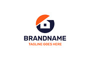 Letter G Home Simple Modern Logo, a Branding & Logo Template by Pray Art Design Studio (Thumbnail 1 of 2)